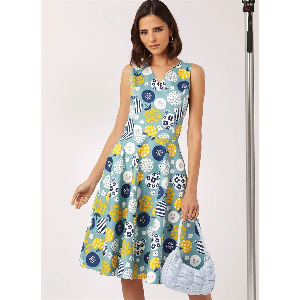 New Look Sewing Pattern N6748 Misses' Dress With Sleeve Variations