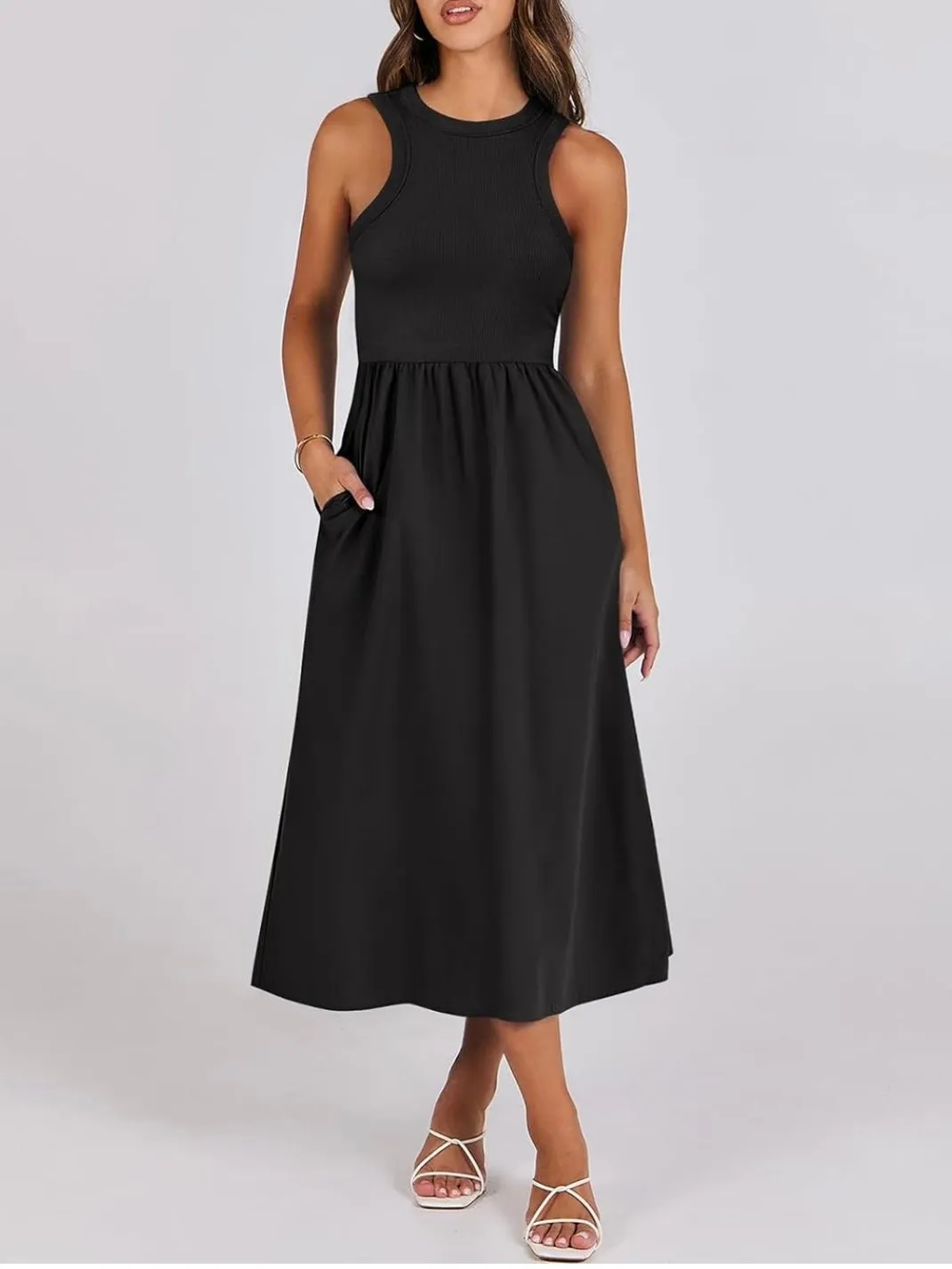 Racerback midi dress
