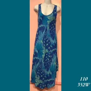 Rainbow Jo Sundress Resort Wear Floral Print Midi Dress - 110 - 352W