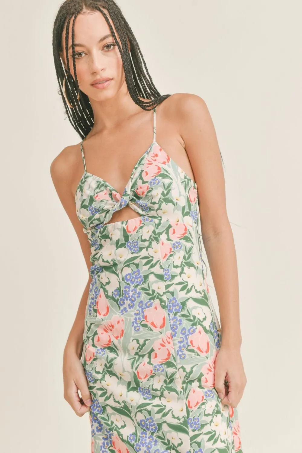 Sage The Label | Romantic Floral Midi Dress