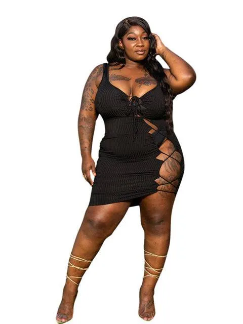 Sexy Short Dresses Hollow Out Fashion