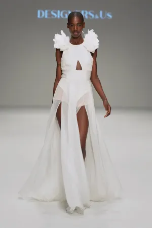 Swan's Ethereal Waltz Dress