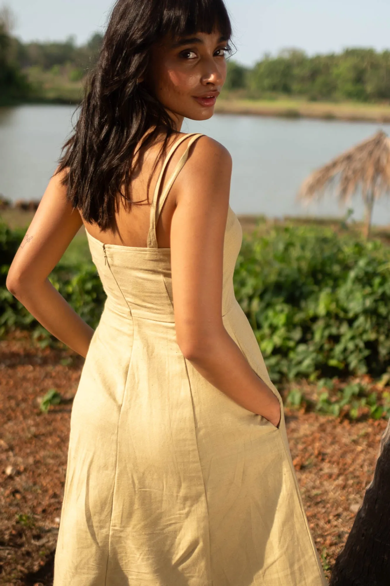 The Hemp Fit and Flare Dress