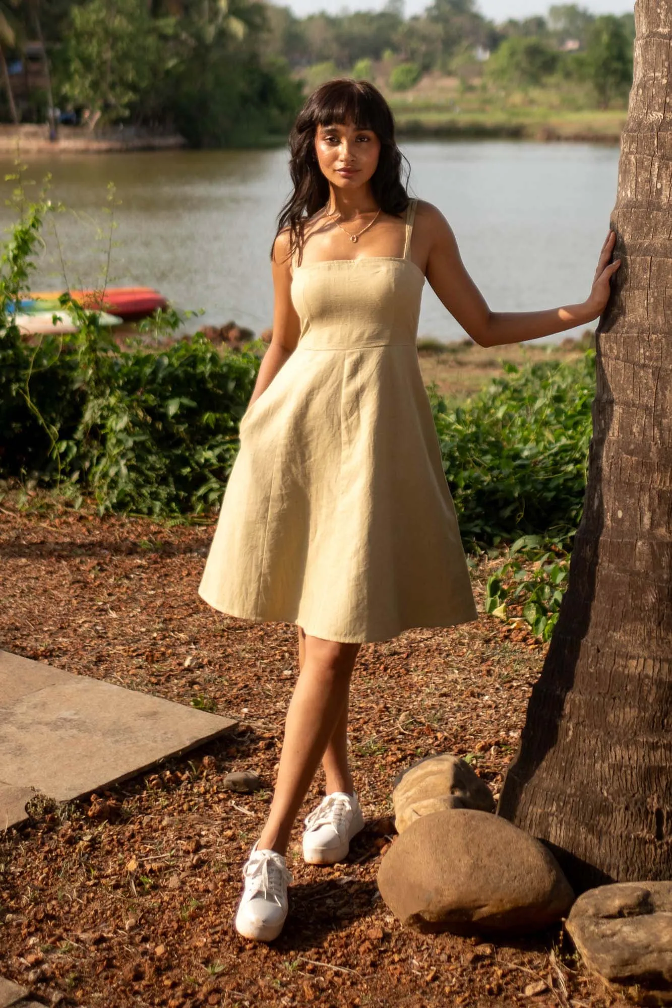 The Hemp Fit and Flare Dress