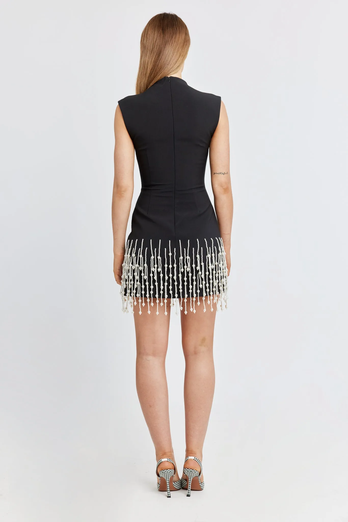 The Ultimate Muse Pearl Drop Sleeveless Dress