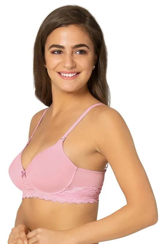 Wirefree Lace Moulded Pushup Bra