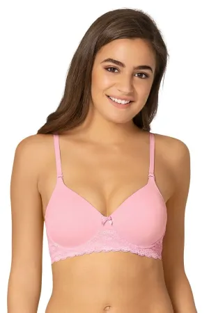Wirefree Lace Moulded Pushup Bra