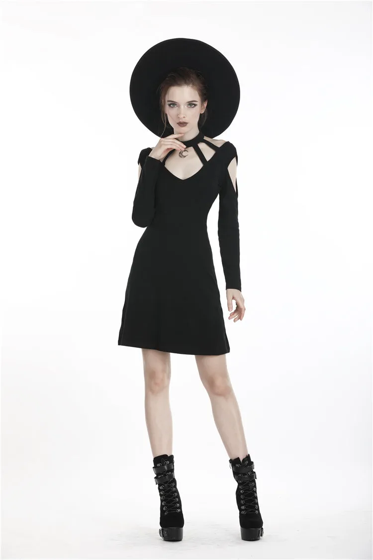 Women punk daily wear moon dress DW285