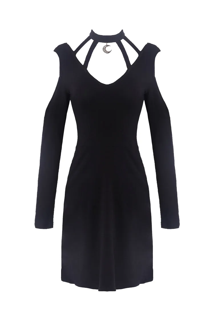 Women punk daily wear moon dress DW285