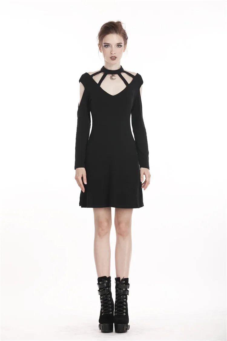 Women punk daily wear moon dress DW285