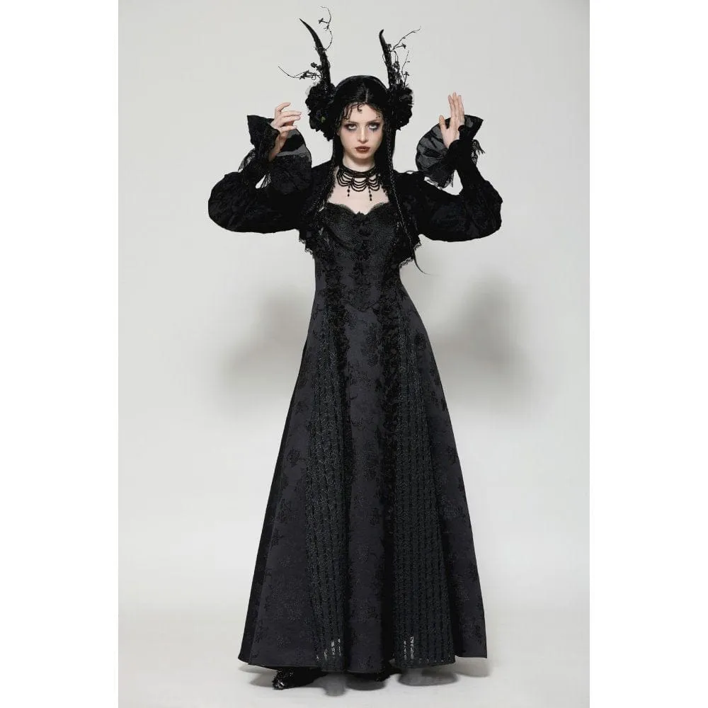 Women's Gothic Lace Bubble-Sleeved Cape