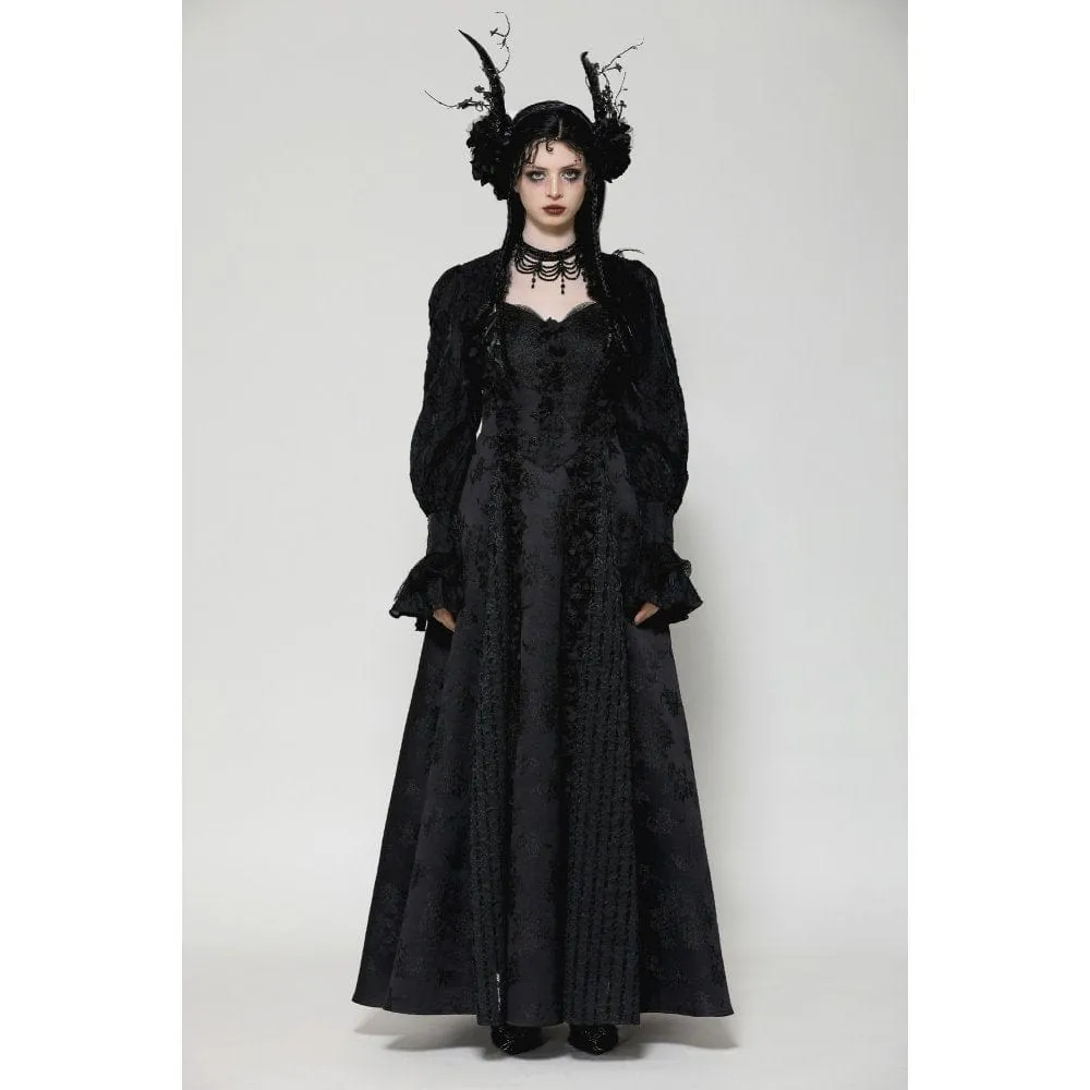 Women's Gothic Lace Bubble-Sleeved Cape