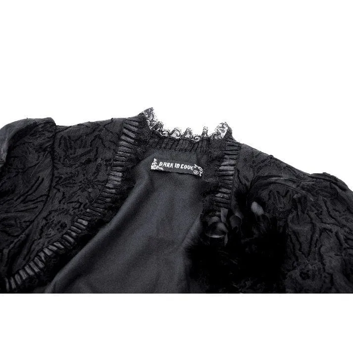 Women's Gothic Lace Bubble-Sleeved Cape