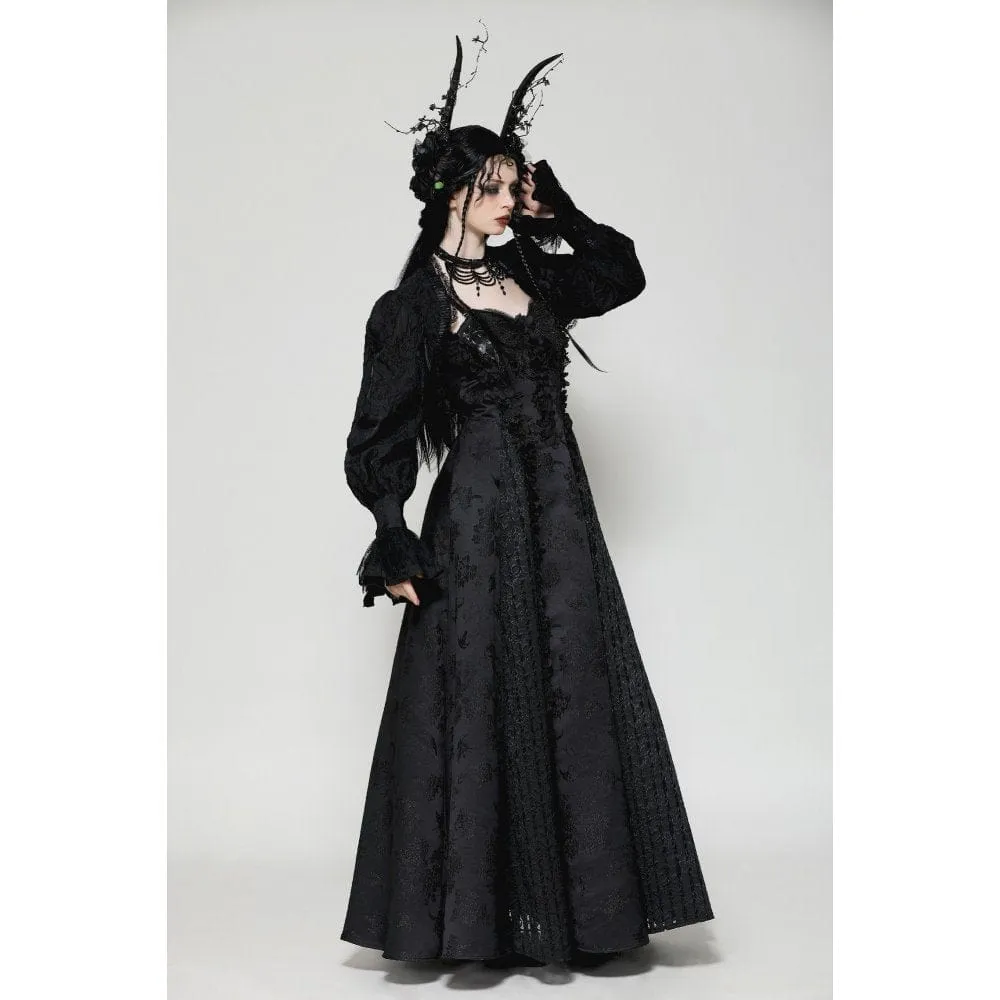 Women's Gothic Lace Bubble-Sleeved Cape