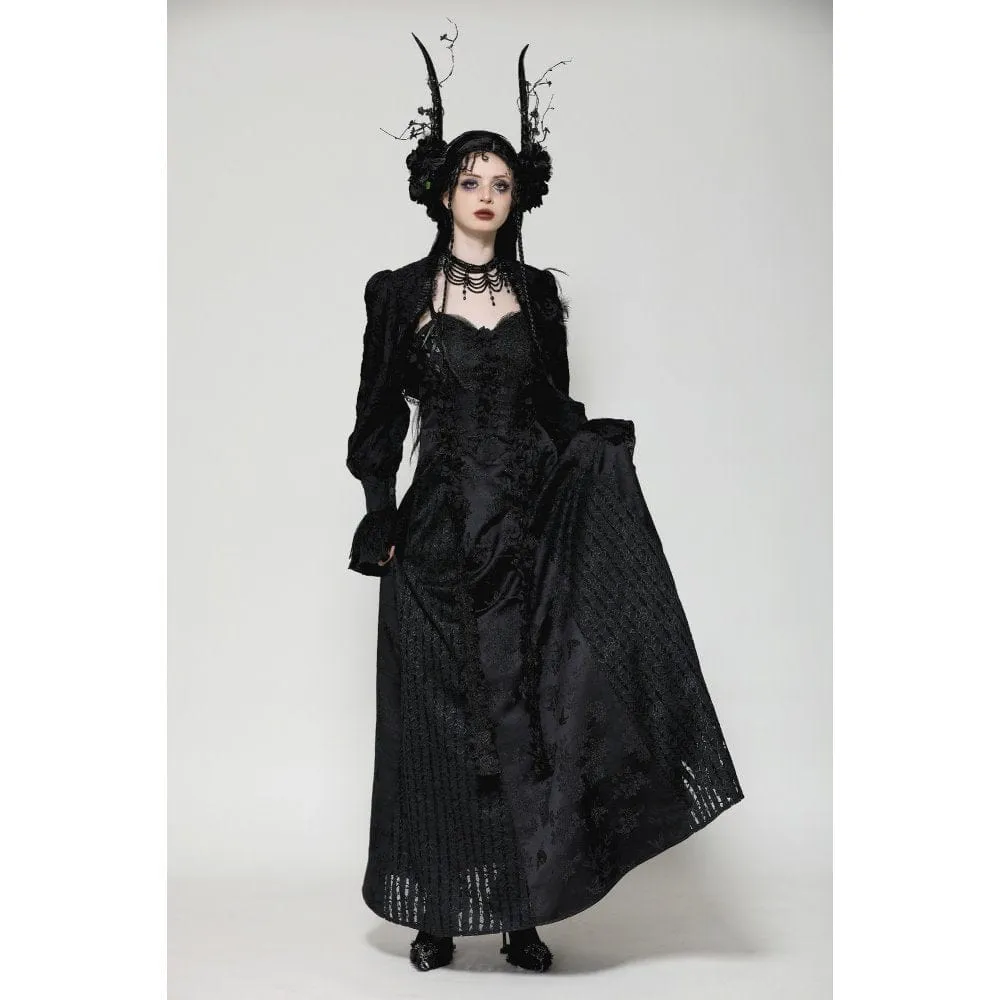 Women's Gothic Lace Bubble-Sleeved Cape