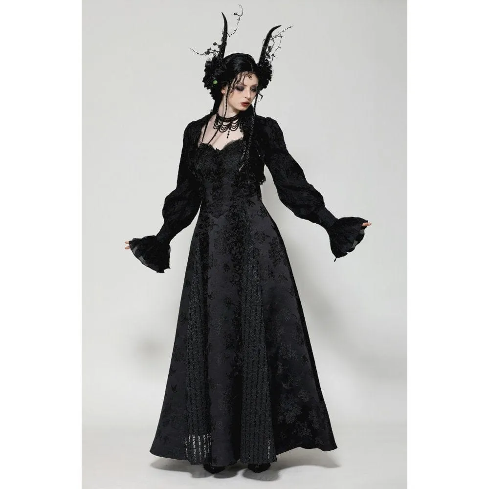Women's Gothic Lace Bubble-Sleeved Cape