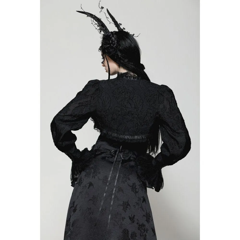 Women's Gothic Lace Bubble-Sleeved Cape