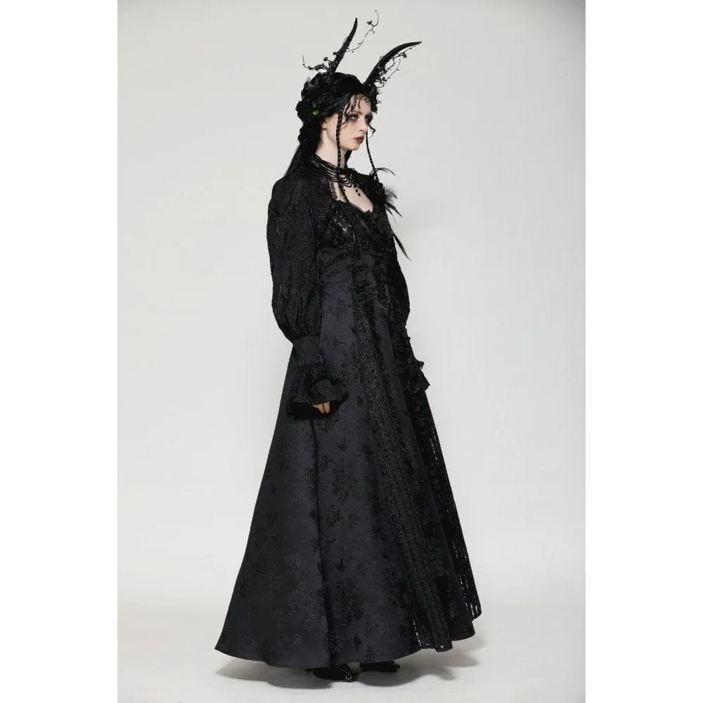 Women's Gothic Lace Bubble-Sleeved Cape