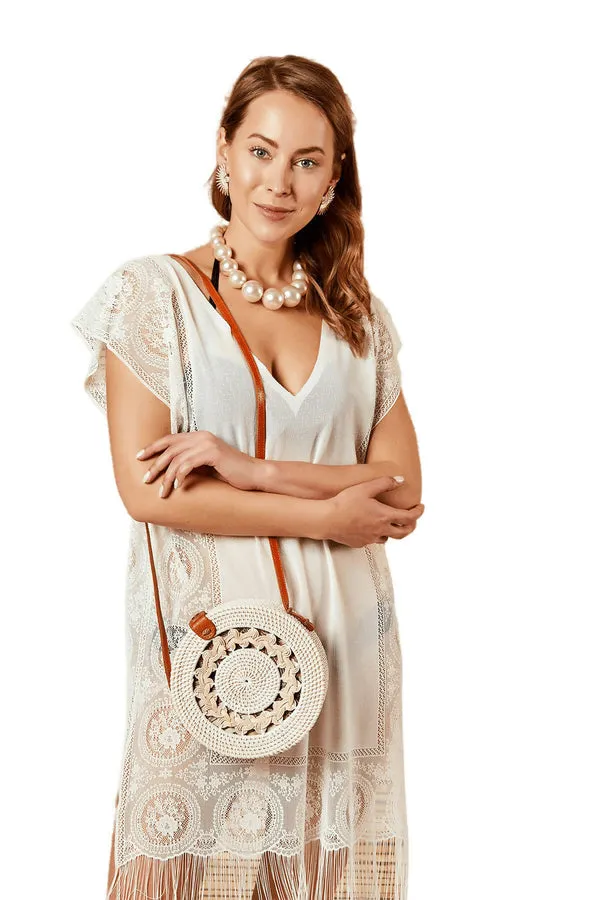 Women's Romantic Beachwear Versatile Cover-Up Beach Dress for Sun Protection and Comfort